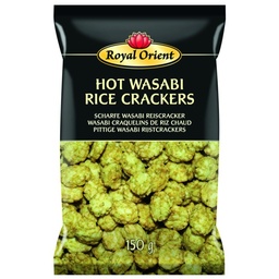 【München】芥末味脆米饼  Royal Orient Reiskräcker Wasabi Scharf 150g