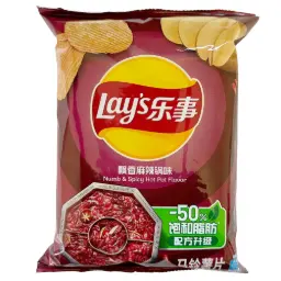 【München】乐事 飘香麻辣锅味薯片 Lays Chips-Spicy Pot Flavor  70g