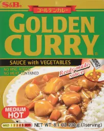 【München】S&B 即食 蔬菜咖喱 Instant Golden Vegetable Curry Medium 230g