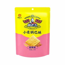 【München】黄老五小麦锅巴酥烧烤味  Knusprige Hirse-Snack mit BBQ geschmack 170g