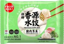 【München】香源 香源猪肉荠菜水饺 Dumplings mit Schweinefleisch & Hirtentäschelkraut 400g