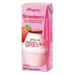 【München】Binggrae 草莓牛奶 Erdbeer Milchgetränk 200ml
