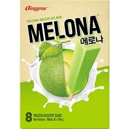 【München】哈密瓜冰淇淋  Binggrae Melona Meloneneis am Stiel 8 St. 560ml