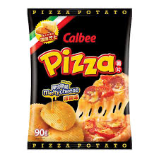 【München】Calbee 厚切薯片 Pizaa味 Kattofeln Chips  Pizza 55g