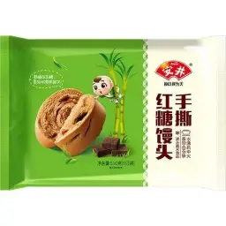 【München】安井 红糖手撕馒头 安井 Gedämpftes Brötchen mit Braunem Zucker 510g
